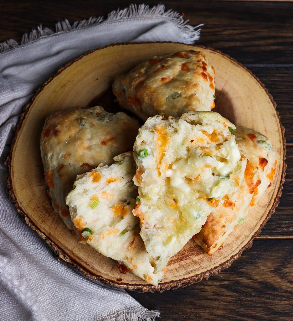 yogurt scones, cheddar and chive scones, hobbit meal recipes