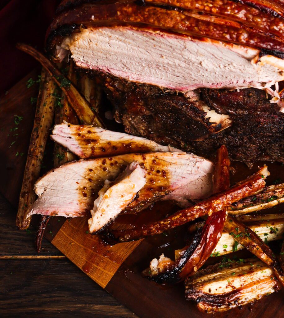 spiced whole roast leg of pork, world of warcraft recipes, fantasy inspired recipes