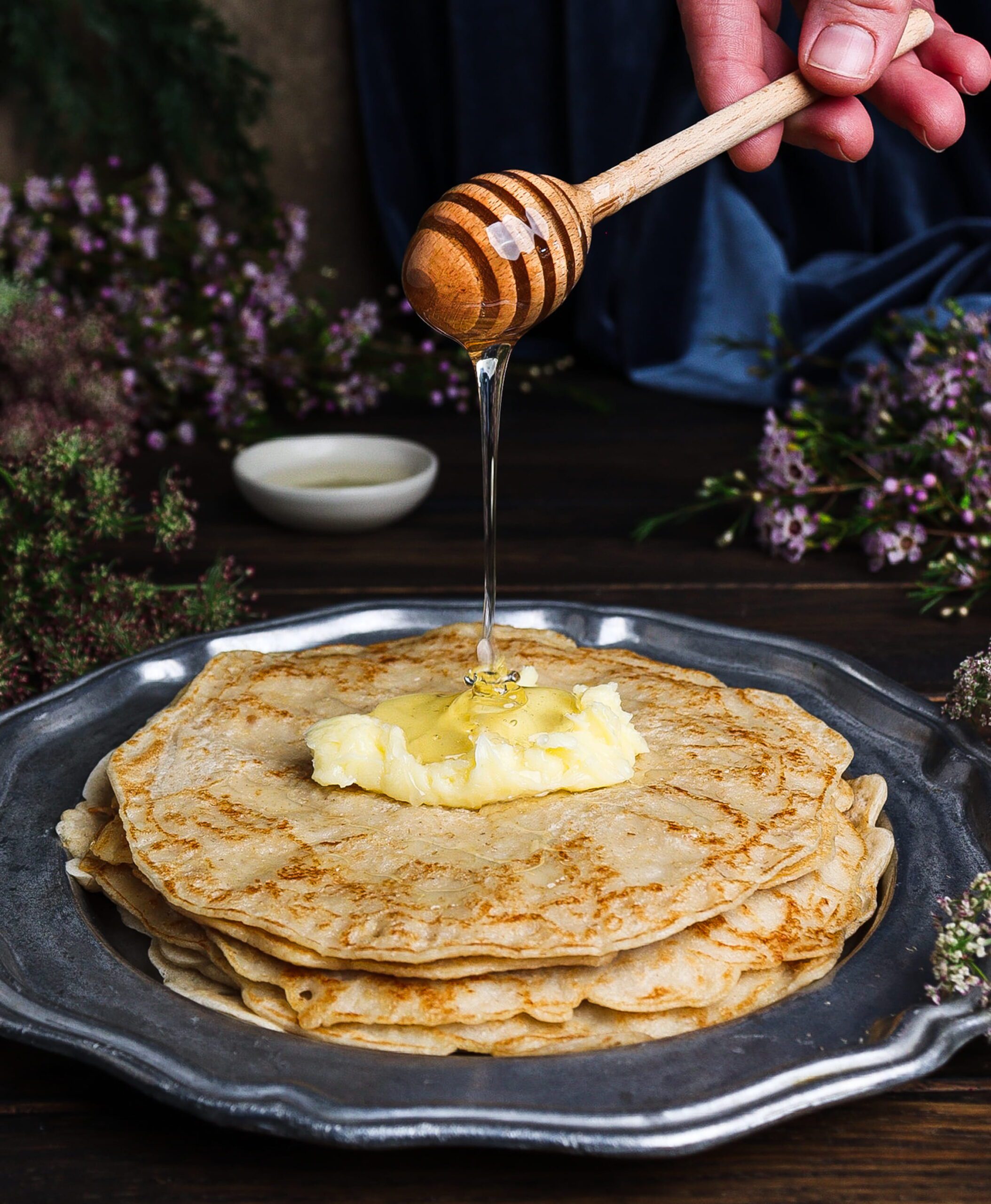 yorkshire oatcakes, havercakes, oatcakes with honey, literary recipes