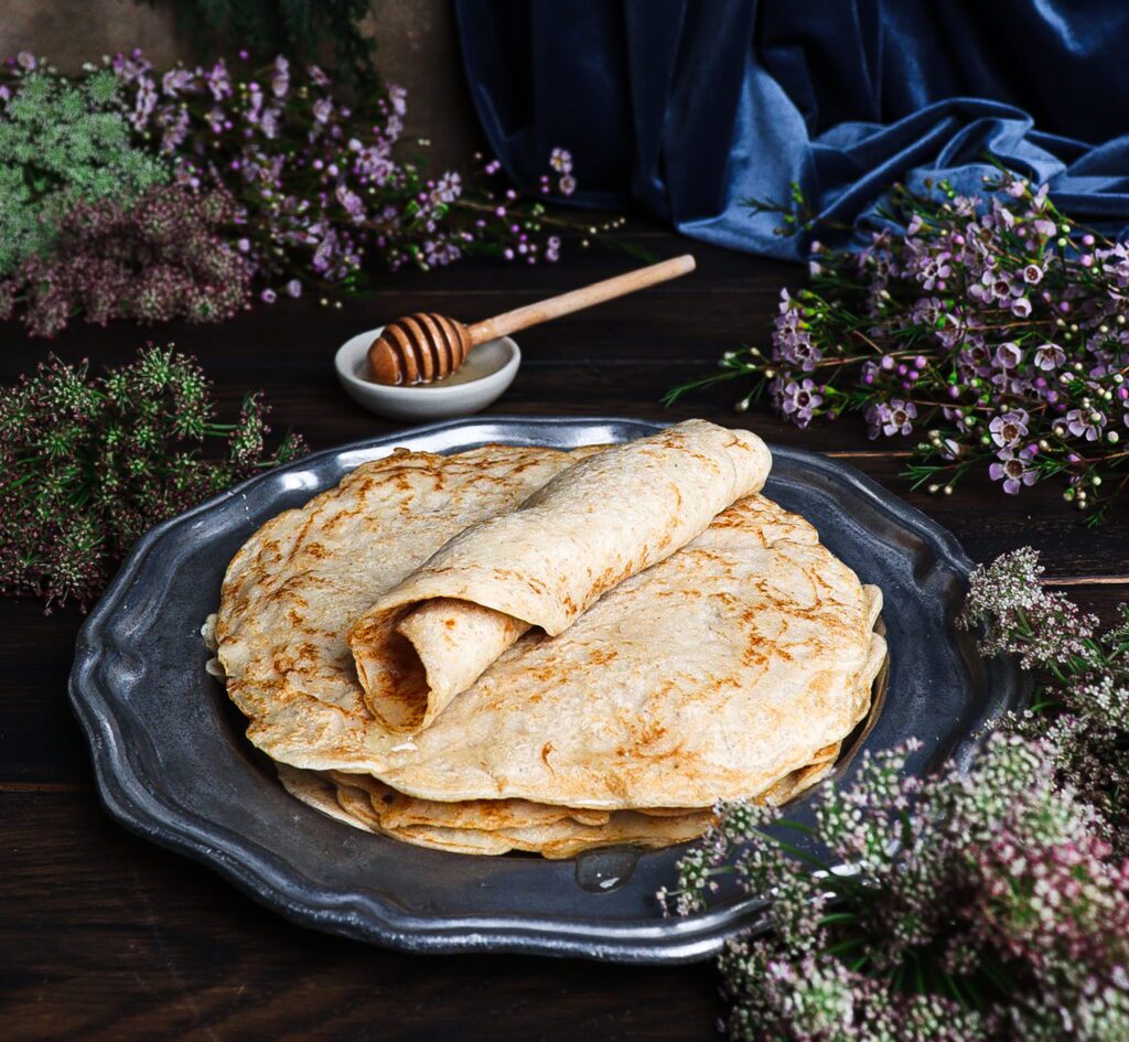 yorkshire oatcakes, oatcakes with honey, literary recipes