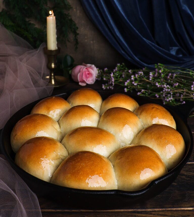 brown butter rolls, whipped honey browned butter, literary recipe