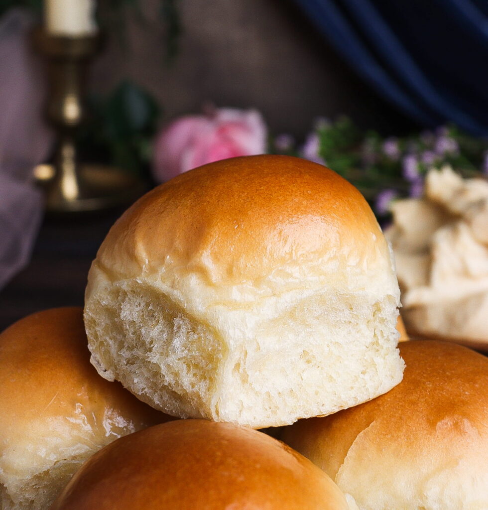 brown butter dinner rolls, literary recipe