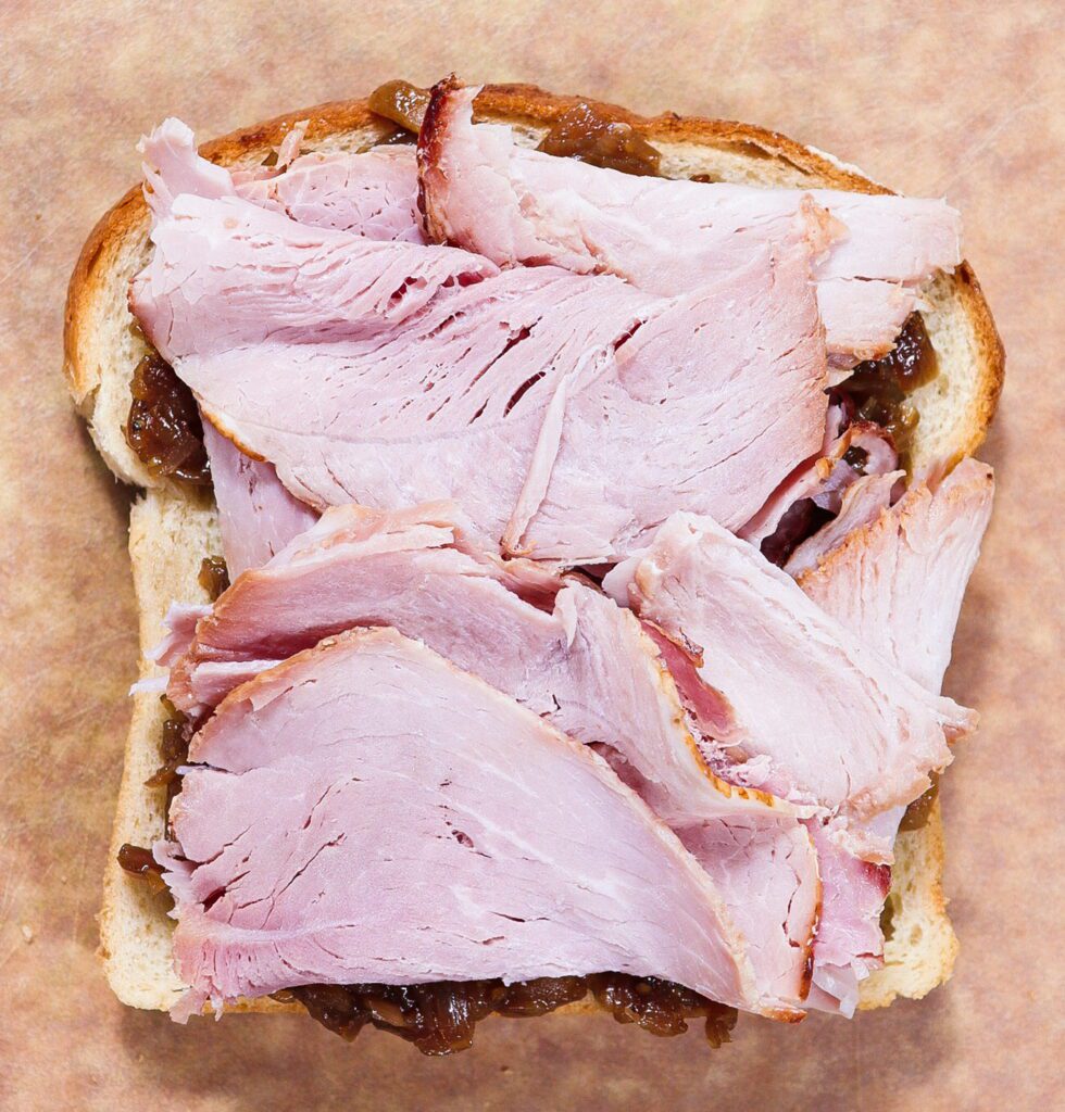 croque monsieur with apple shallot jam, croque monsieur recipe