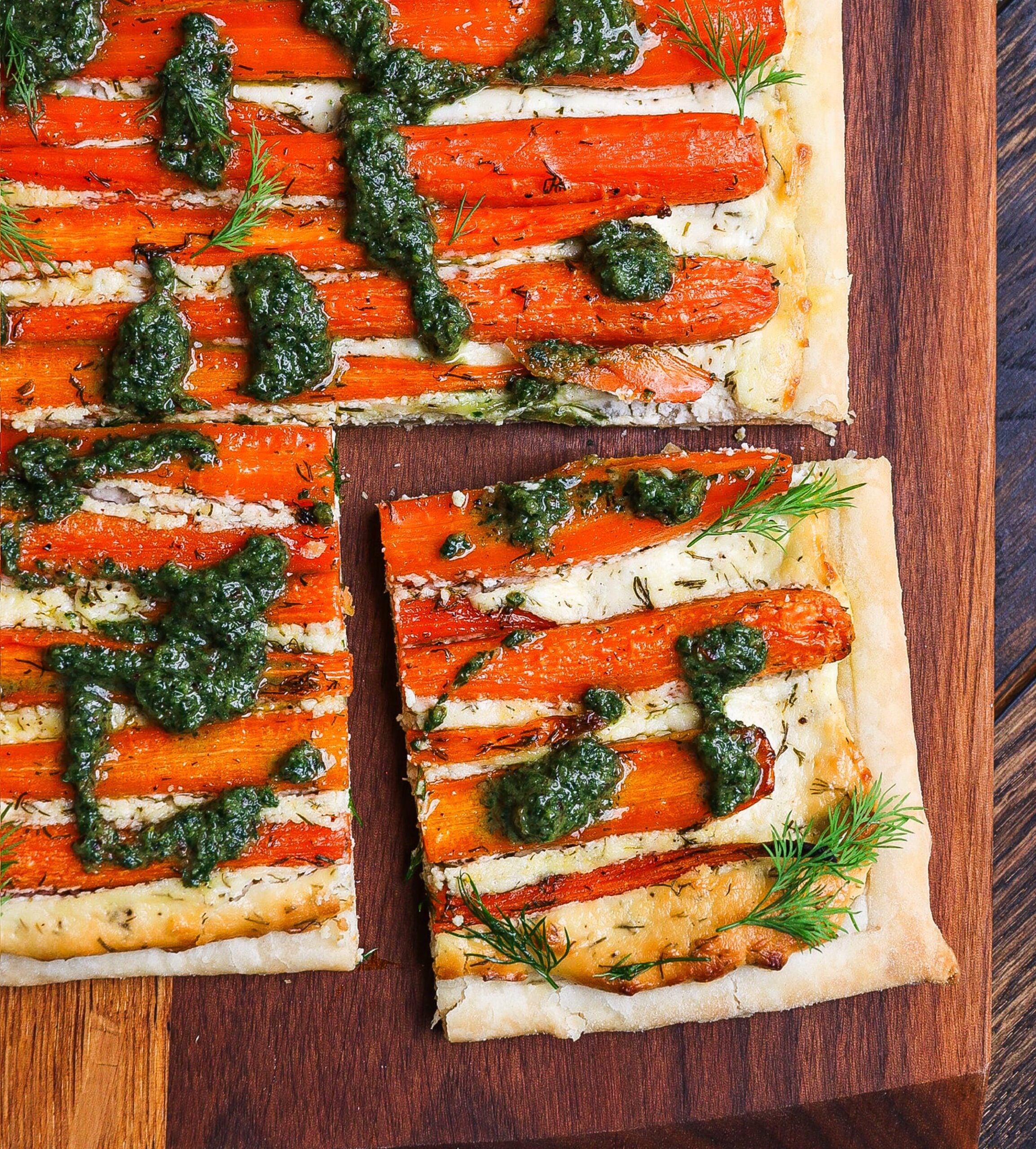 carrot tart, carrot goat cheese tart, princess bride recipes