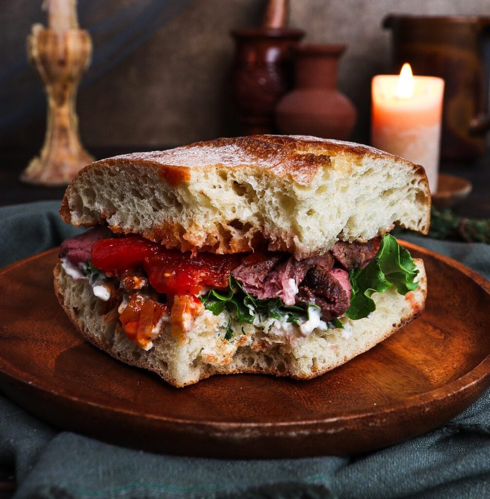 MLT mutton lettuce tomato, grilled lamb sandwich, princess bride recipes