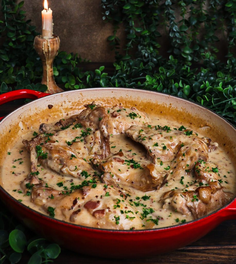 braised rabbit, ithilien herbs, hobbit dinner