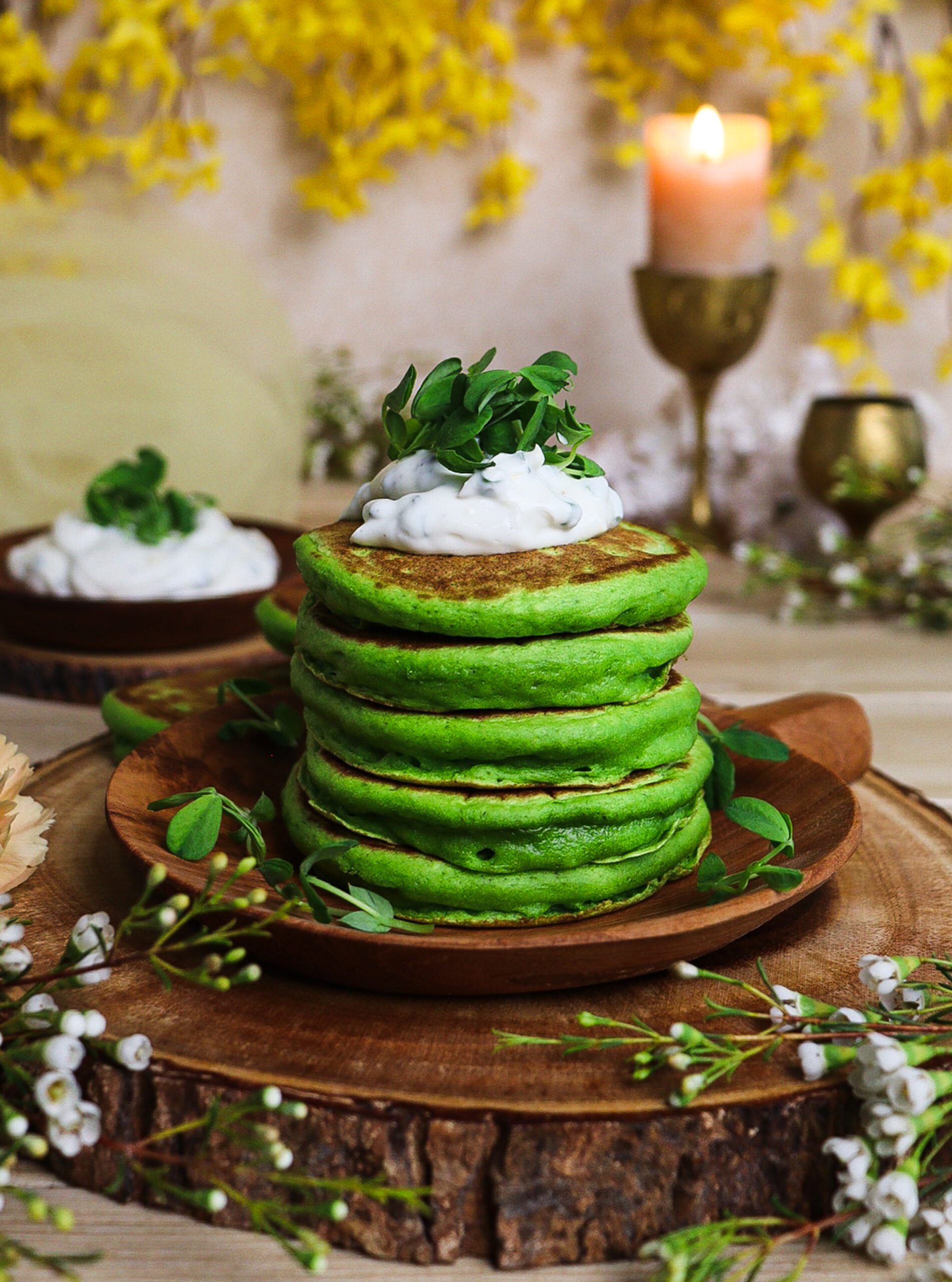 savoury pikelets, garden herb pikelets, lord of the rings recipes