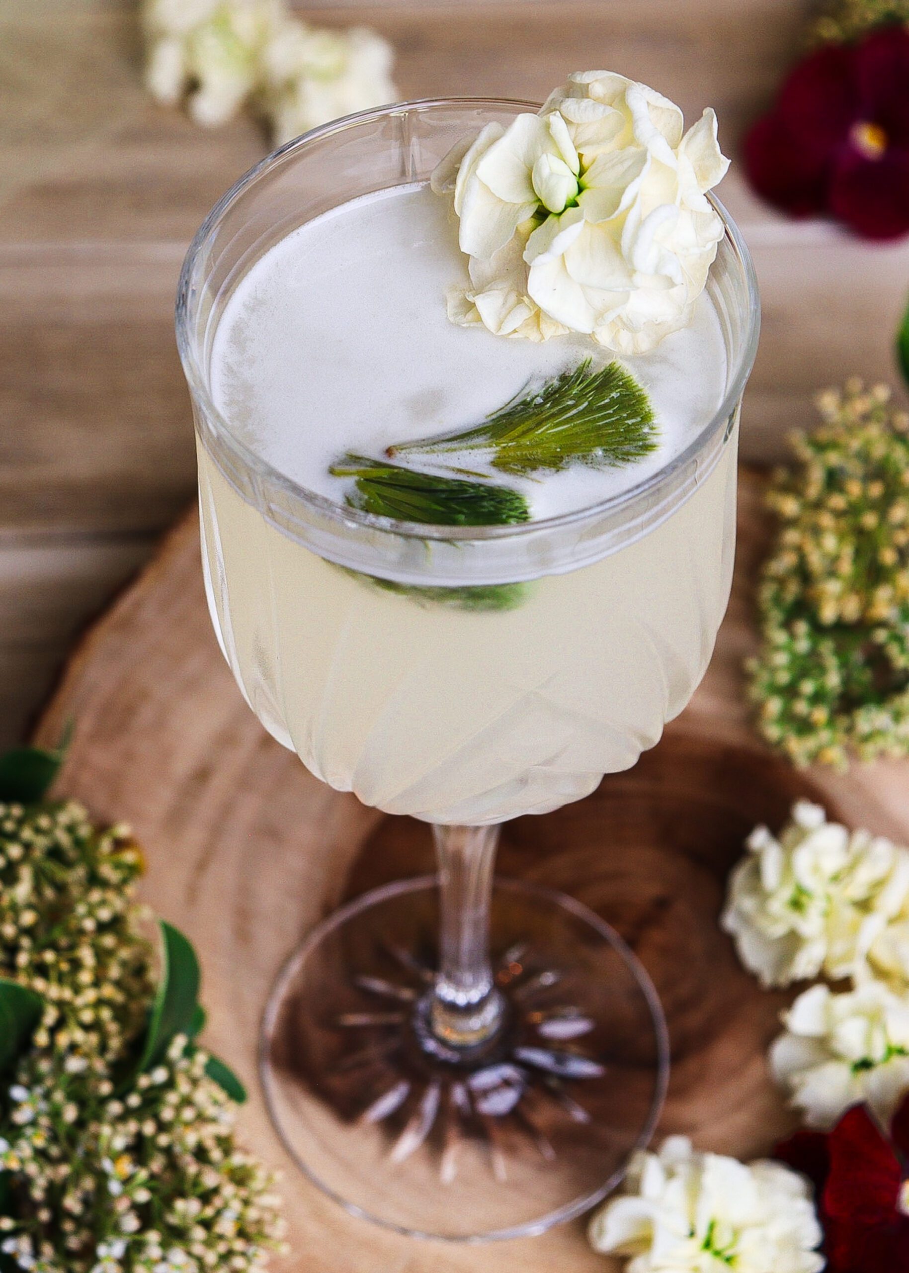 honey spruce tip cocktail, spruce tip recipes