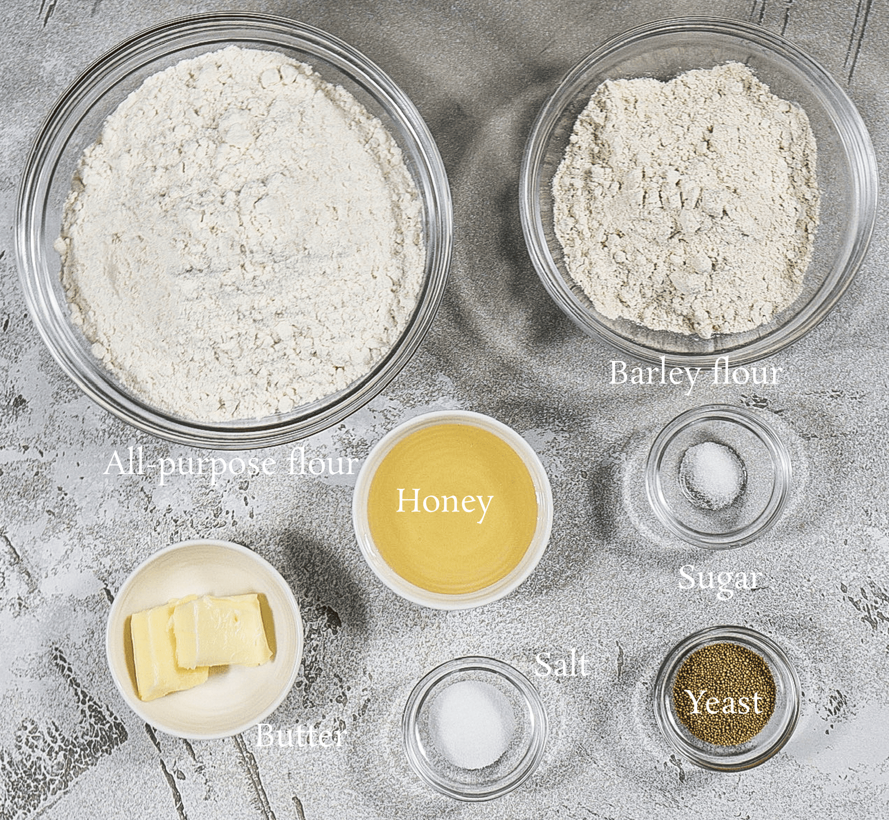barley bread ingredients