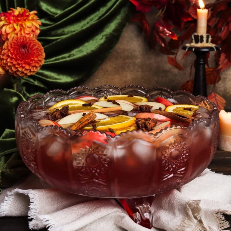 Spiced Apple Brandy Punch