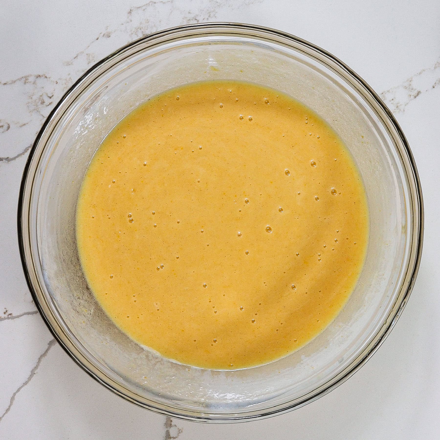 wet ingredients for vanilla cake