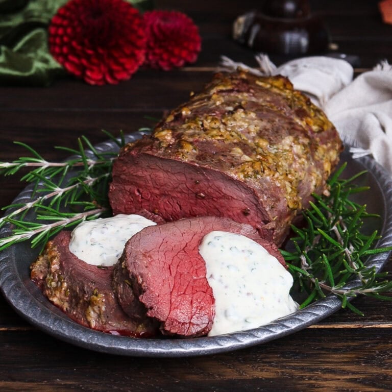 Horseradish-Crusted Beef Tenderloin