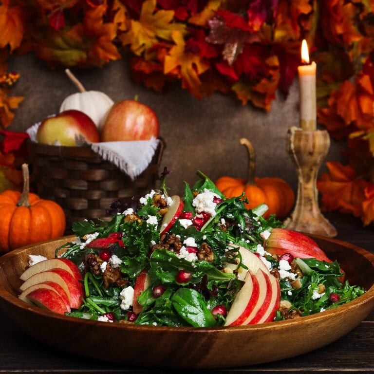 Harvest Apple Salad with Maple Cider Vinaigrette