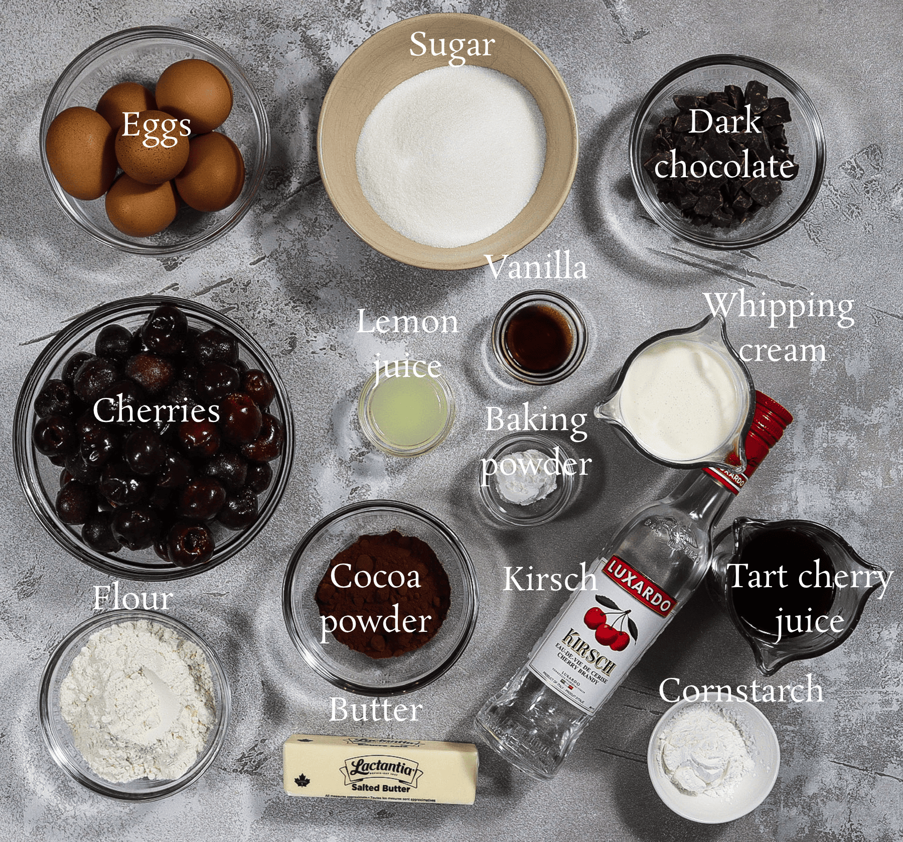 black forest trifle ingredients