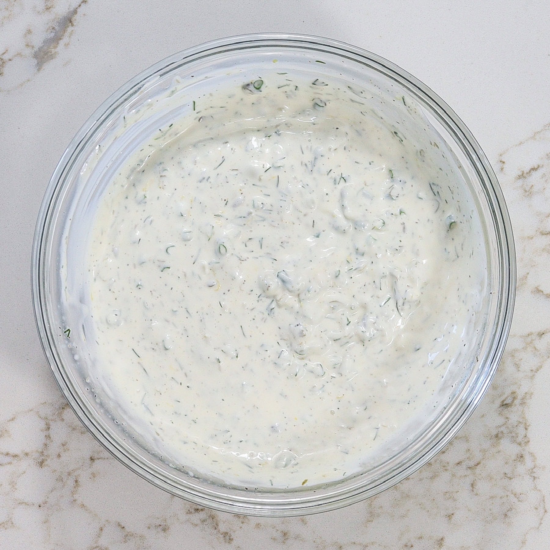 lemon caper mayonnaise in a mixing bowl